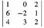 Expand each of the following determinants across any row or