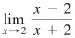 In problems 1-5, find the indicated limit or state that