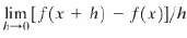 In Problems 1-3 use f'(x) =
to find the derivative at