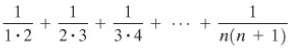 Find a nice formula for sum