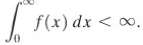 Let f be a nonnegative continuous function defined on 0