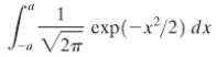 Approximate 
For a = 1, 2, 3, and 4?