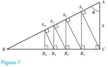 Consider the right triangle ABC as shown in Figure 7.