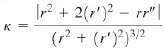 Derive the polar coordinate curvature formula
Where is the derivatives are