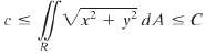 Let R be the rectangle shown in Figure 8. For