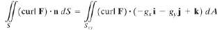 Suppose that the surface S is determined by the formula