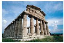 The columns built by the ancient Greeks and Romans to