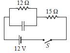 Consider the circuit in the diagram. 
(a) After the switch