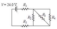In the circuit shown, R1 = 15.0 Î©, R2 =