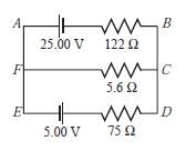 Find the current in each branch of the circuit. Specify