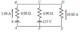 Find the unknown emf and the unknown resistor in the