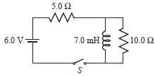 In a circuit, a parallel combination of a 10.0- Î©