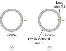 An ideal toroid has N turns and self-inductance L. A