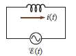 Suppose that current flows to the left through the inductor