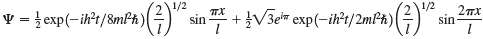 Suppose that a particle in a box of length l