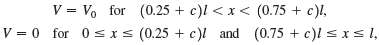 Consider a one-particle, one-dimensional system withAnd V = ( elsewhere.
