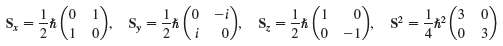 The eigenfunctions Î± and Î² of the Hermitian operator S^z
