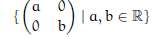 For each, decide if it is a vector space, the