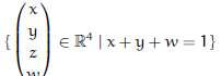 For each, decide if it is a vector space, the