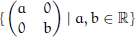 Which of these subsets of the vector space of 2