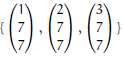 Decide whether each subset of R3 is linearly dependent or