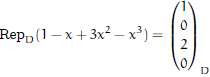 (a) In P3 with basis B = (1 + x,