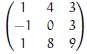 Find the matrix adjoint to each.
(a)
(b)
(c)
(d)