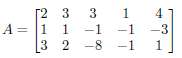 Find a set S so that S is linearly independent