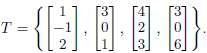 Let T be the set of vectors
Find two different subsets