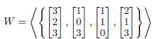 Working within the vector space C3, determine if
is in the