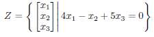 In C3, the vector space of column vectors of size