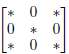 Consider the following sets of 3Ã—3 matrices, where the symbol