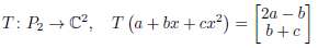 Verify that the function below is a linear transformation.