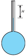 The mercury thermometer of Fig. 1.22 has a 6-mm-diameter rigid