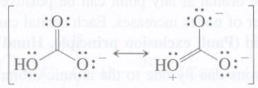 (a) The structure of the bicarbonate (hydrogen carbonate) ion, HCO3-.