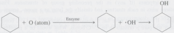 The enzymatic oxidation of alkanes to produce alcohols is a