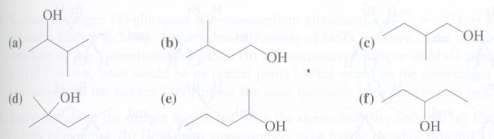 Each of the following molecules has the molecular formula C5H120.