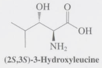 (2S, 3S)-3-Hydroxyleucine is an amino acid (Chapter 26) that is