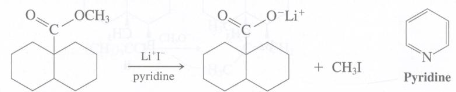 The compound below is an example of a methyl ester.
