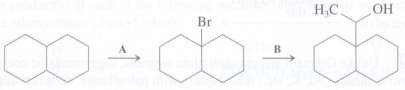 Fill in the missing reagent(s) needed to convert each molecule