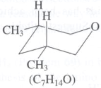 The compound whose structure is
Is best named (IUPAC)
(a) 3, 5-dimethylcyclopentyl