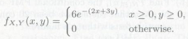 Random variable X and Y have joint PDF
Let A be