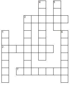 Complete the crossword puzzle.
Across:
2. Electronic linkage that allows different computers