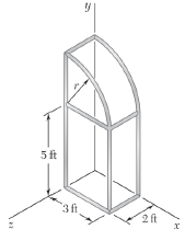 The frame of a greenhouse is constructed from uniform aluminum