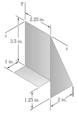 A framing anchor is formed of 0.05-in.-thick galvanized steel. Determine