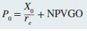 As shown in equation (6.10), the price equation for a