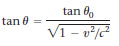 tan 8, tan 0 VI - v²/² 