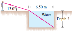 -6.50 m 13.0° Water Depth ? 