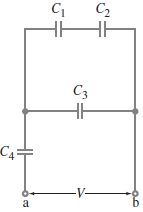 In Figure given below, suppose C1 = C2 = C3