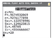 HORHAL FLOAT AUTO REAL RADIEM HP SameFTest F=. 9674532069 p=,9276177898 Sx1=.122578986 Sx2=. 124623815 X1=. 45785 2=.431
